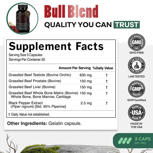 Wild Foods - Wild Man Bundles - Bull Blend 90c Single