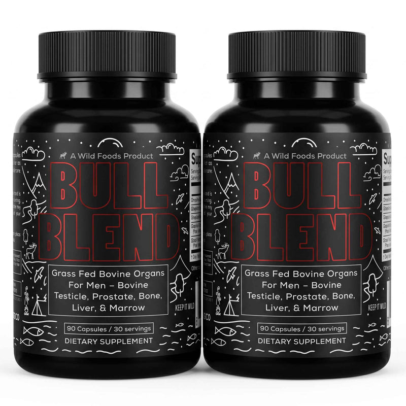 Load image into Gallery viewer, Wild Foods - Bull Blend Beef Organ Complex - 2x - 180 caps (Save $10!)
