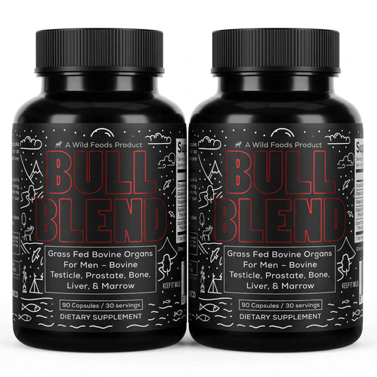 Wild Foods - Bull Blend Beef Organ Complex - 2x - 180 caps (Save $10!)
