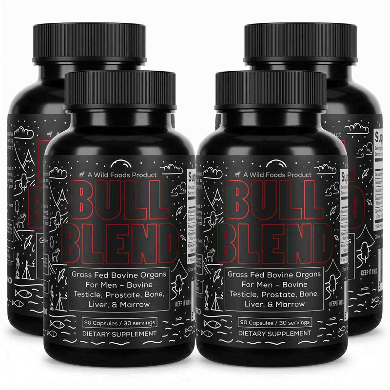 Load image into Gallery viewer, Wild Foods - Bull Blend Beef Organ Complex - 4x - 360 caps (Save $30!)

