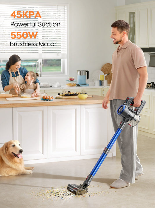 Buture Official - 【Blowout Sale】Buture JR700 Blue Cordless Vacuum