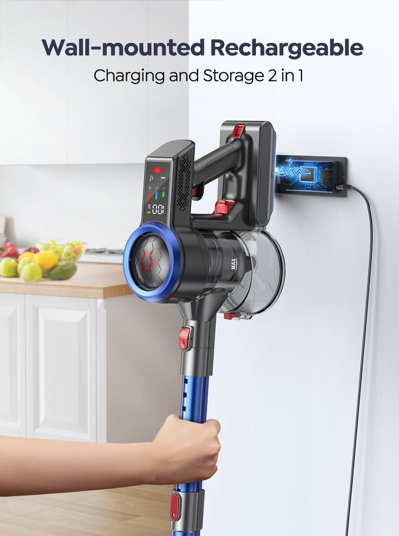 Load image into Gallery viewer, Buture Official - 【Blowout Sale】Buture JR700 Blue Cordless Vacuum
