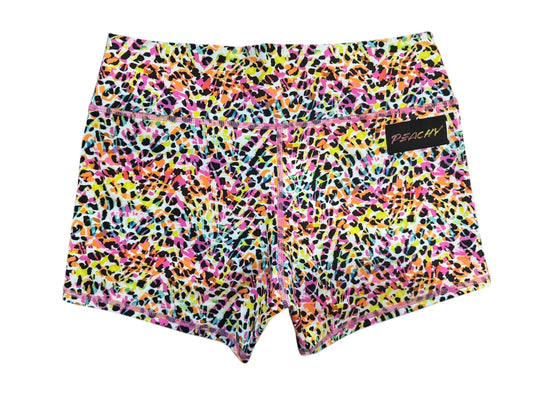 Peachy Athletic - Kaleidoscope Shorts - Unicorn Collection