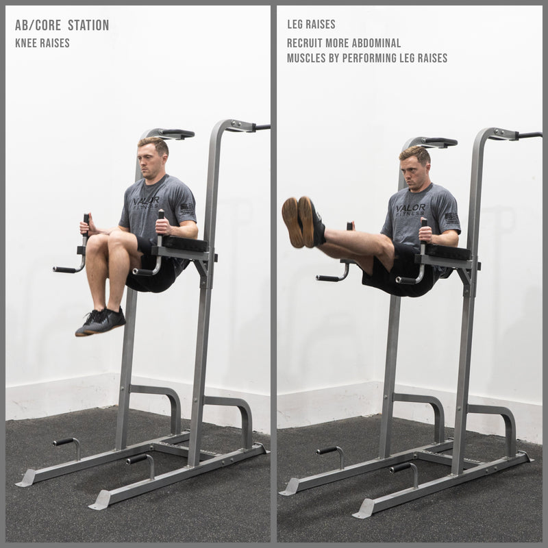 Load image into Gallery viewer, Valor Fitness - Power Tower Leg Raise Machine
