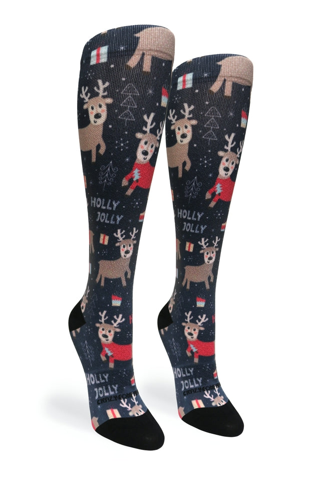 Load image into Gallery viewer, Crazy Compression - Holly Jolly - (Standard &amp; Extra Wide)
