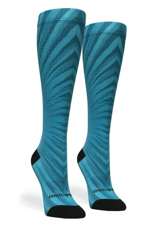 Crazy Compression - Never Quit Blue - (Standard & Extra Wide)