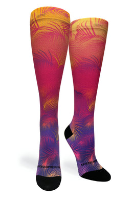 Crazy Compression - Palm Ombré - (Standard & Extra Wide)