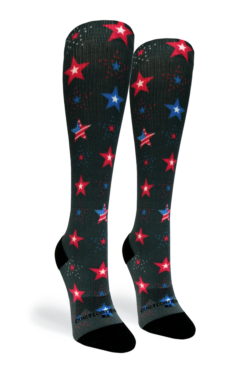 Load image into Gallery viewer, Crazy Compression - USA Stars - (Standard &amp; Extra Wide)
