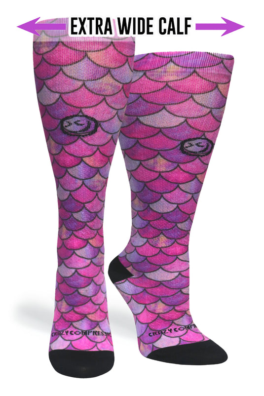Crazy Compression - Mermaid Pink - (Standard & Extra Wide)