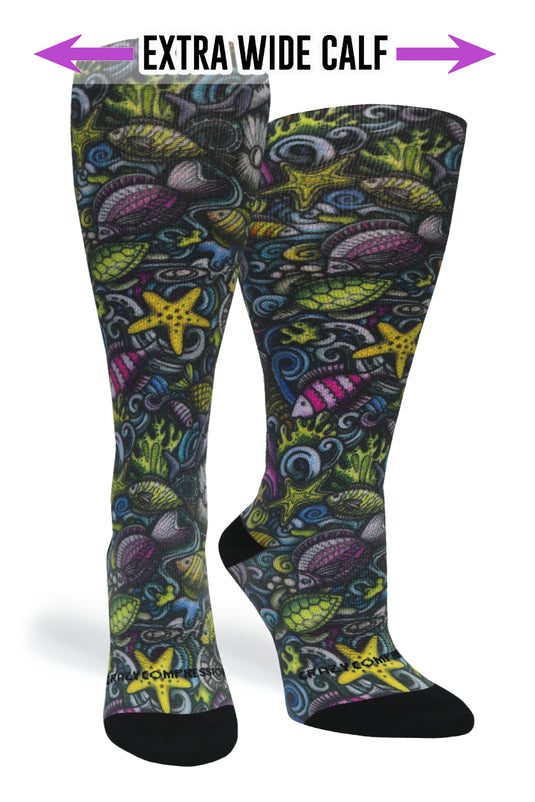 Crazy Compression - Reef Nightlife - (Standard & Extra Wide)
