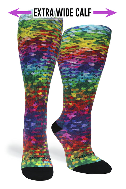Crazy Compression - Sequin - (Standard & Extra Wide)
