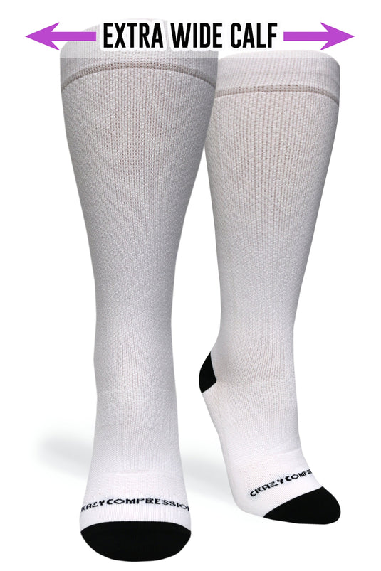 Crazy Compression - White (Standard & Extra Wide)