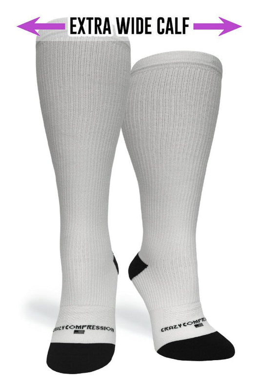 Crazy Compression - White (Standard & Extra Wide)
