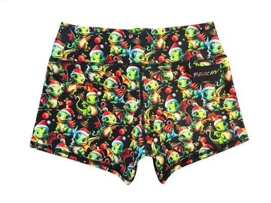 Peachy Athletic - Jolly Dragons Shorts - Unicorn Collection