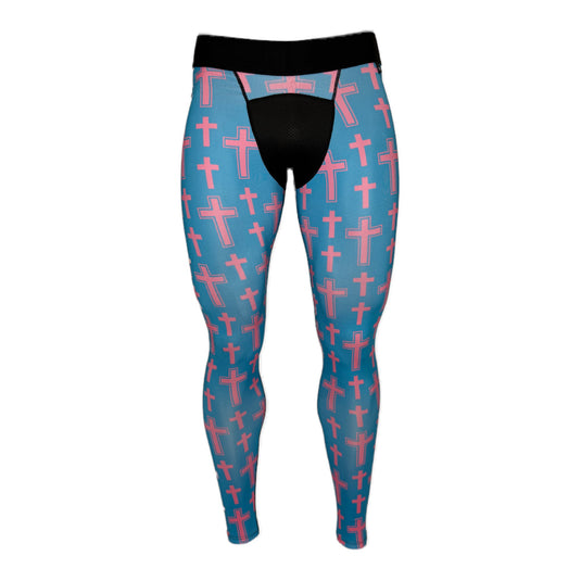 Elite Athletic Gear - Cotton Candy Cross Compression Tights