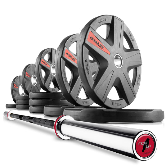 XMARK - Texas Star Olympic Weight Plates and Olympic Barbell Sets