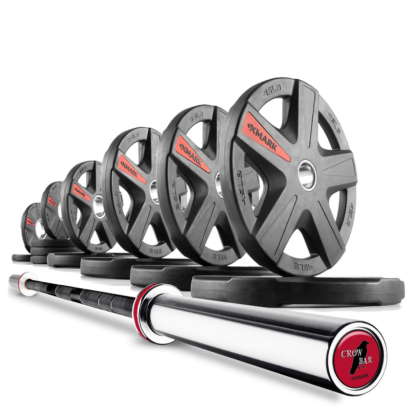 Load image into Gallery viewer, XMARK - Texas Star Olympic Weight Plates and Olympic Barbell Sets
