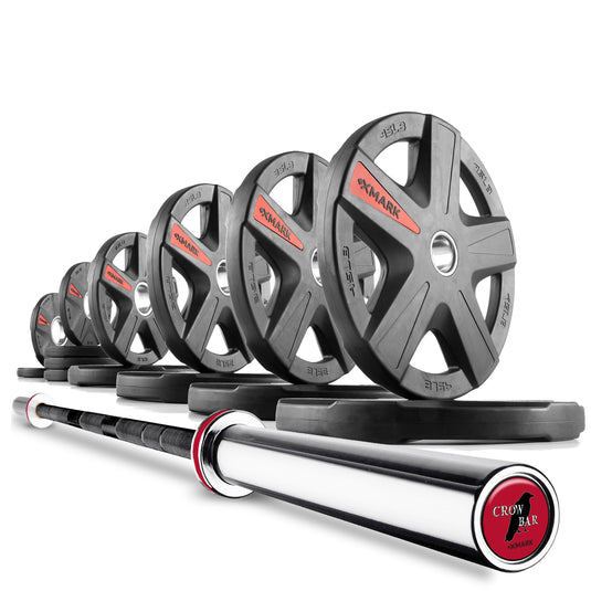 XMARK - Texas Star Olympic Weight Plates and Olympic Barbell Sets