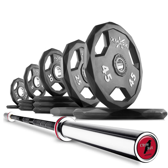 XMARK - Black DiamondOlympic Weight Plates and Olympic Barbell Sets
