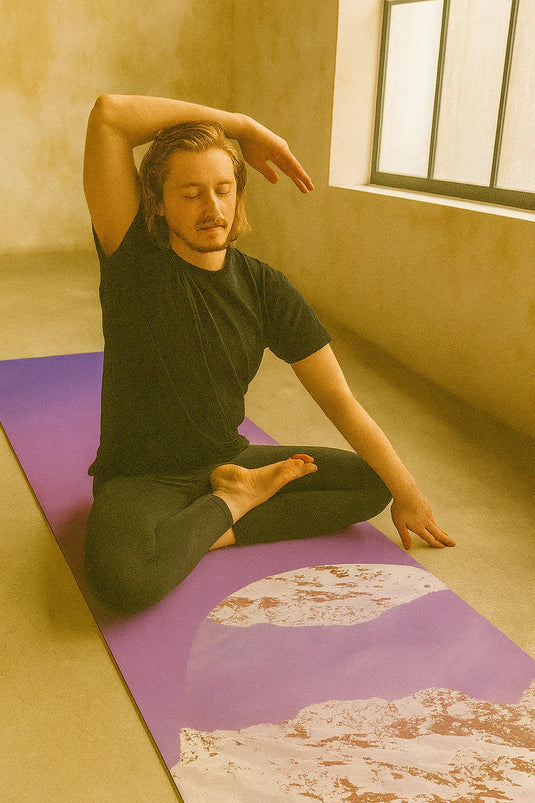 Yune Yoga - Yoga Mat | 6mm Thick | Purple | Non-Slip | Eco Friendly | Yune Yoga | Aspen