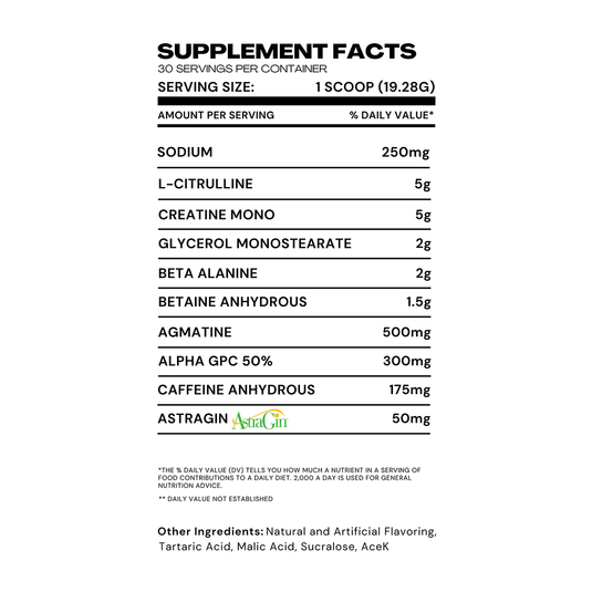 DRAGGIN' ASS PRE-WORKOUT CANDY BLAST