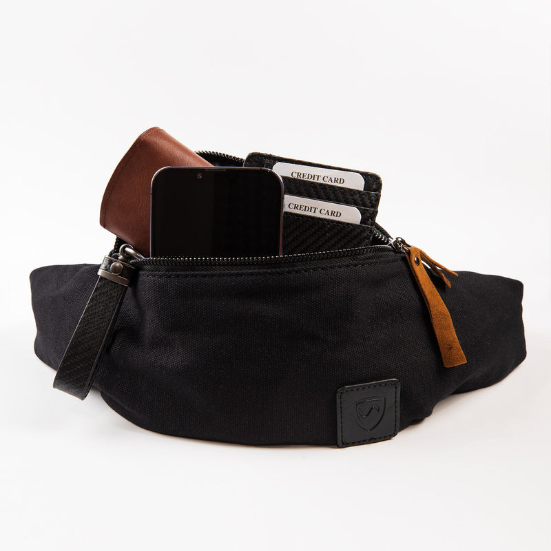 Load image into Gallery viewer, Shield Your Body - Cross Body Fanny Pack - Canvas Traveler
