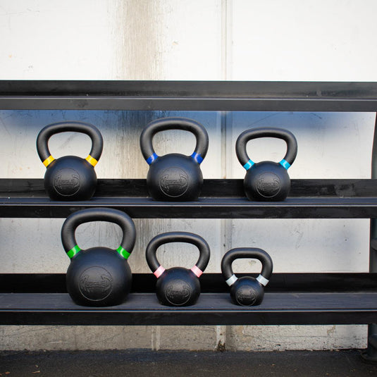 Muscle D Fitness - Muscle D Cast Kettlebells - Muscle D Fitness - Quality Handle Design - Heavy Duty Coating
