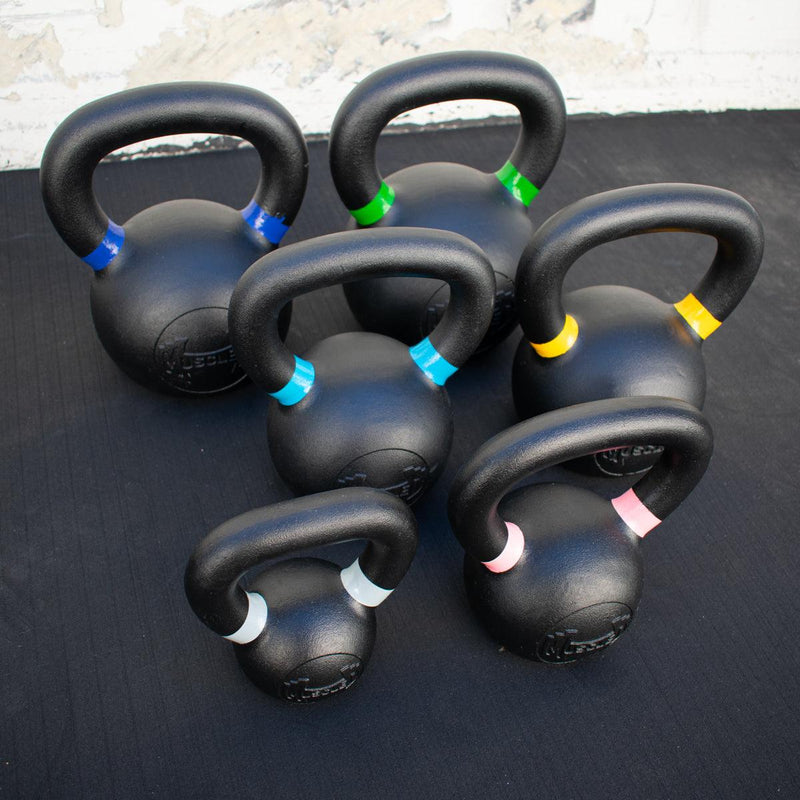 Load image into Gallery viewer, Muscle D Fitness - Muscle D Cast Kettlebells - Muscle D Fitness - Quality Handle Design - Heavy Duty Coating
