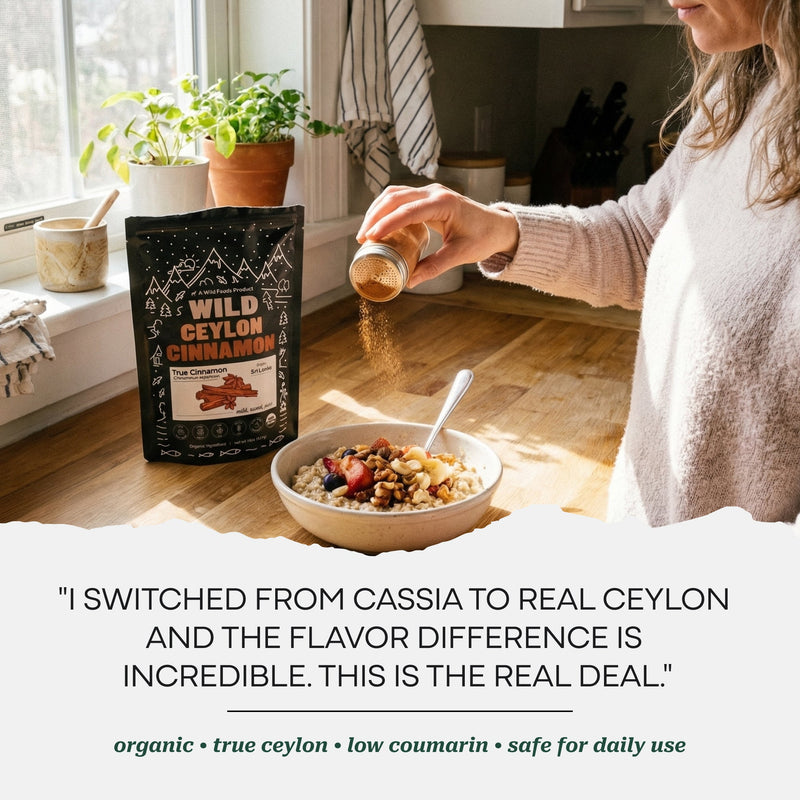 Load image into Gallery viewer, Wild Foods - Organic Ceylon Cinnamon Powder - Cooking &amp; Baking Ingredients
