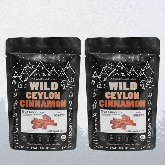 Wild Foods - Organic Ceylon Cinnamon Powder - 2x - 16oz