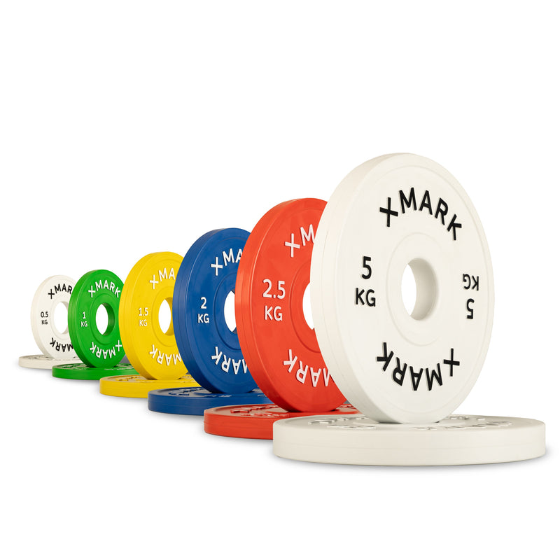 Load image into Gallery viewer, XMARK - Olympic Change Plates (Kilogram 6-Pairs ½ kg to 5 kg)
