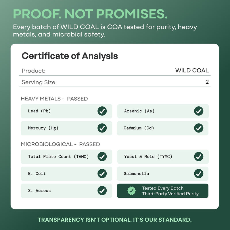 Load image into Gallery viewer, Wild Foods - Activated Charcoal Capsules - Vitamins &amp; Supplements
