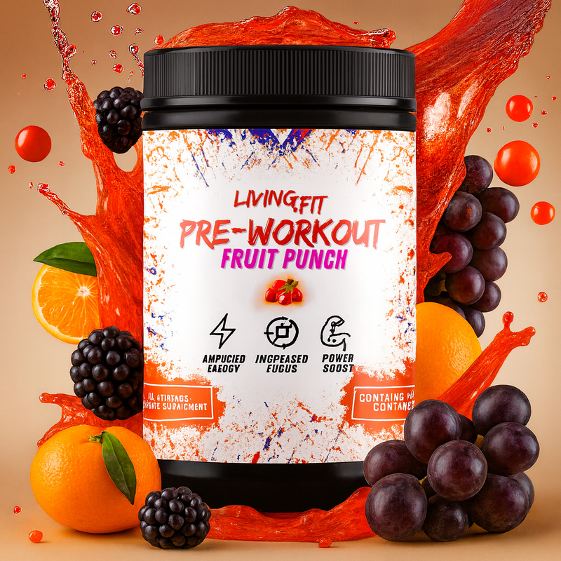 Load image into Gallery viewer, Living.Fit Fruit Punch Pre-Workout
