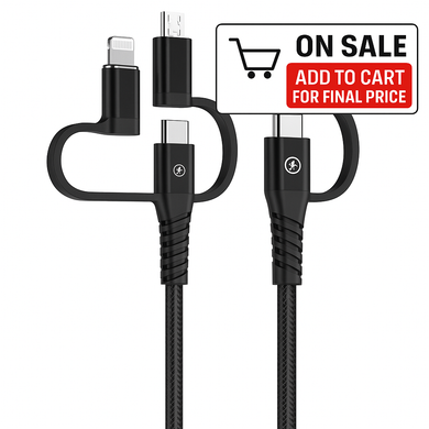 Outdoor Tech - Calamari Ultra Plus 5-in-1 Cable