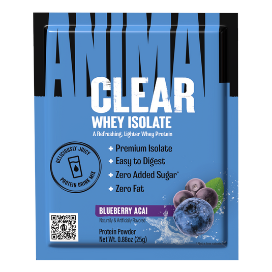 Animal Clear Whey Isolate 1.1lb Blueberry Acai