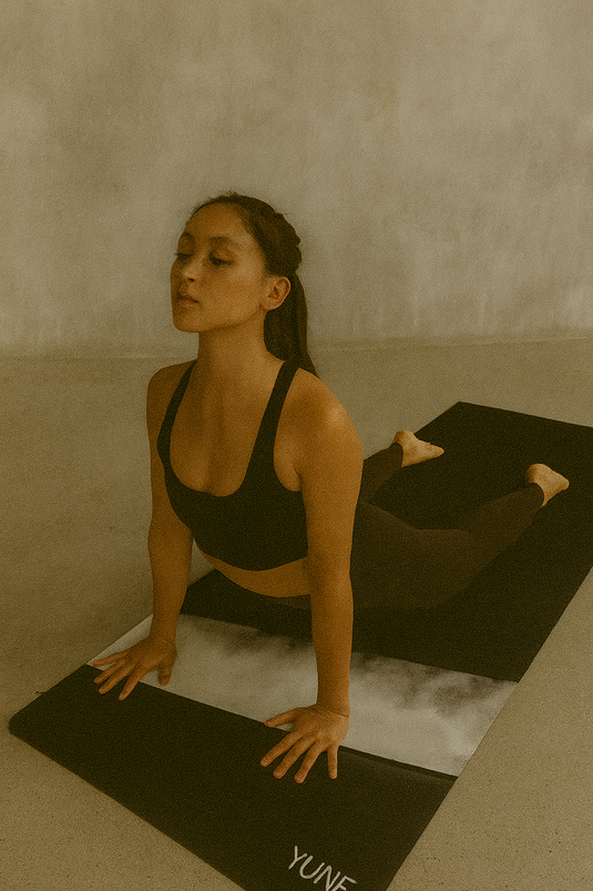 Yune Yoga - Yoga Mat | 6mm Thick | Black | Non-Slip | Eco Friendly | Yune Yoga | Black2
