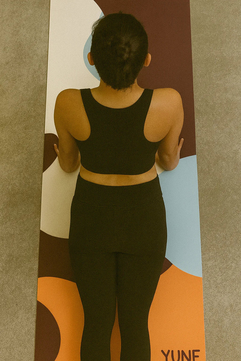 Load image into Gallery viewer, Yune Yoga - Yoga Mat | 6mm Thick | Brown | Non-Slip | Eco Friendly | Yune Yoga | Harper
