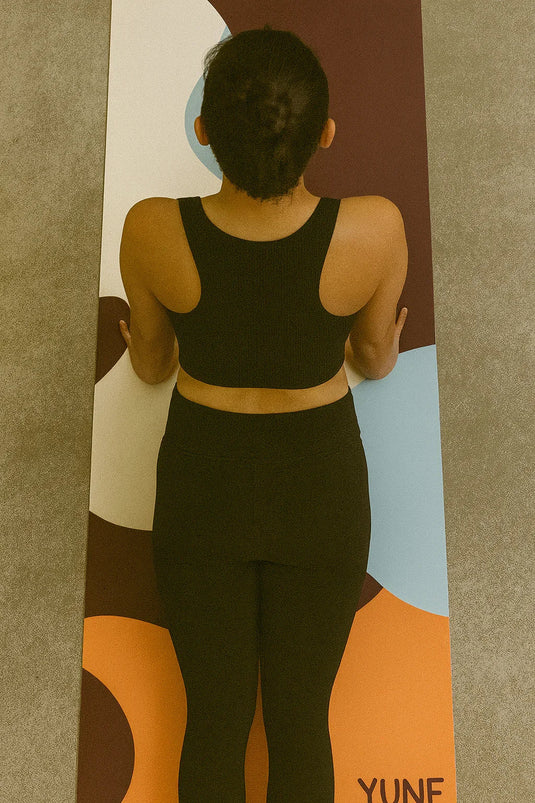 Yune Yoga - Yoga Mat | 6mm Thick | Brown | Non-Slip | Eco Friendly | Yune Yoga | Harper
