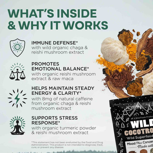 Wild Foods - CocoTropic Mushroom Cocoa Mix - Vitamins & Supplements