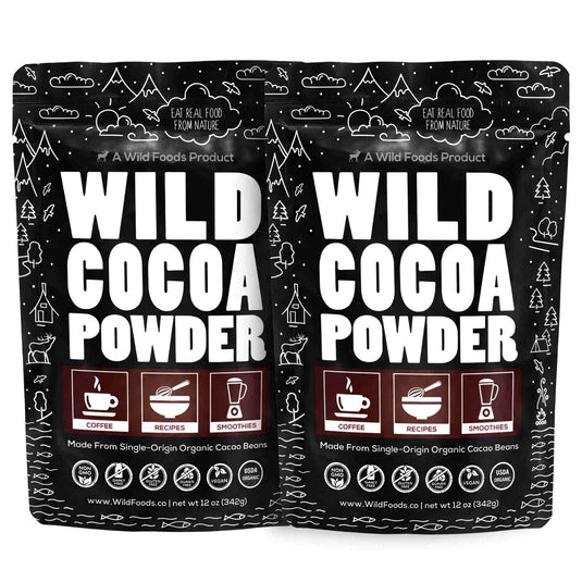 Wild Foods - Cocoa Powder, Single-Origin Antioxidant - Cooking & Baking Ingredients