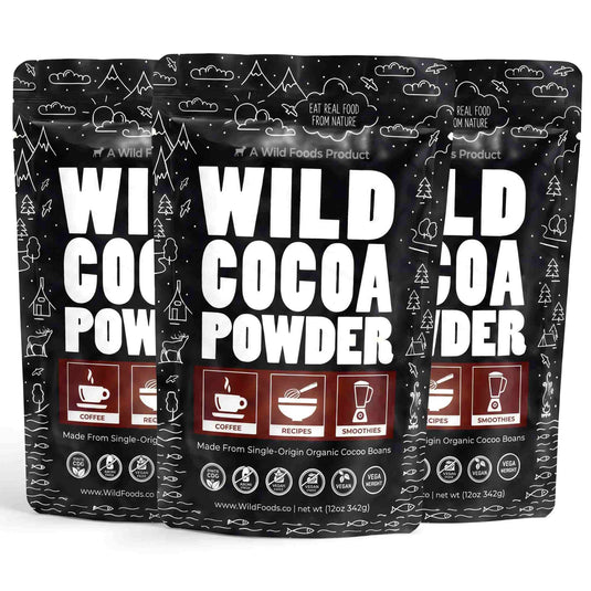 Wild Foods - Cocoa Powder, Single-Origin Antioxidant - Cooking & Baking Ingredients