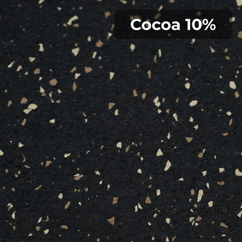 Load image into Gallery viewer, Cocoa 10% rubber flooring swatch
