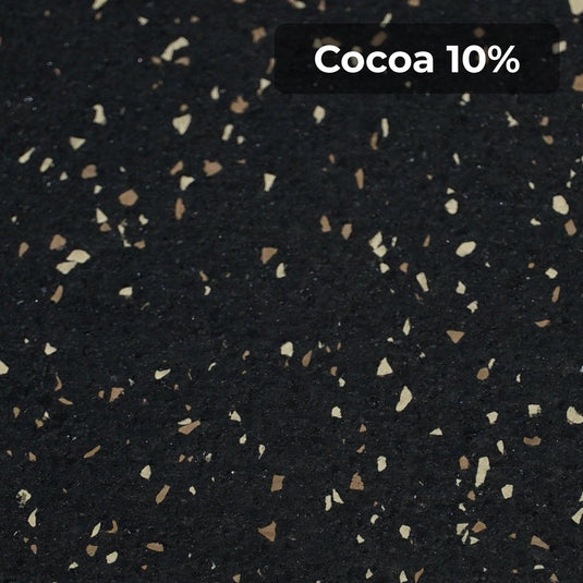 Cocoa 10% rubber flooring swatch