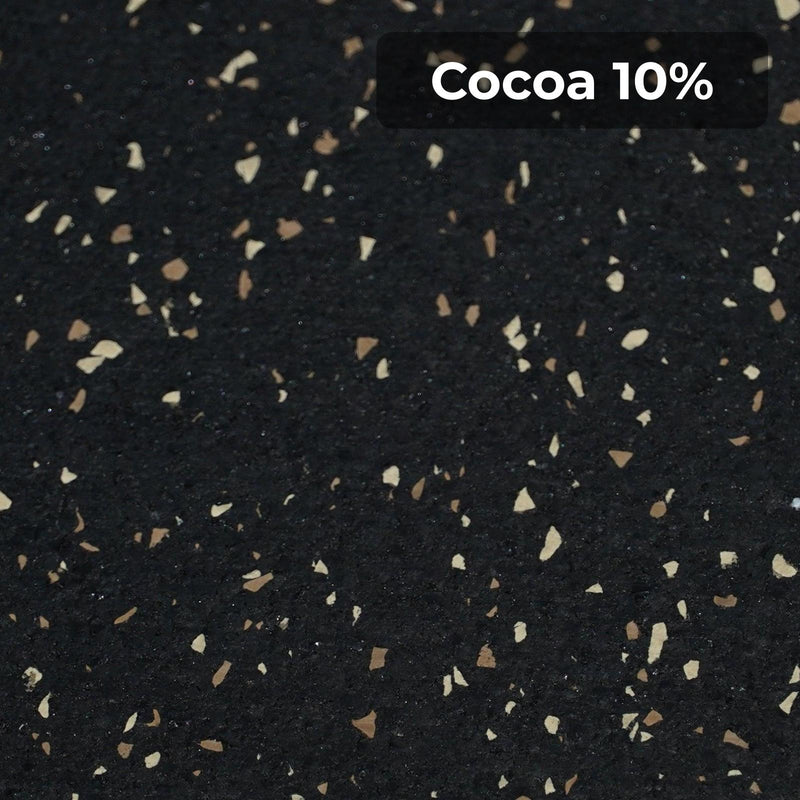 Load image into Gallery viewer, Cocoa 10% rubber flooring swatch
