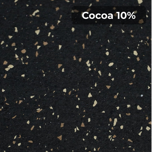 Cocoa 10% rubber flooring swatch