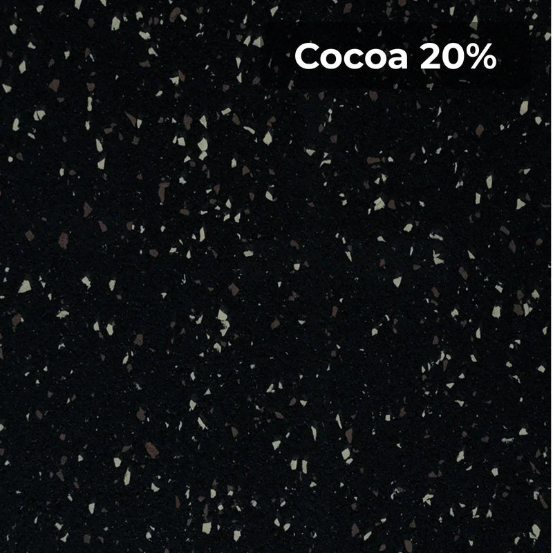 Load image into Gallery viewer, Cocoa 20% rubber flooring swatch
