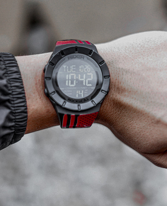 Rockwell Time - Coliseum Fit™ Assault - Red Edition (Phantom Black) Watch