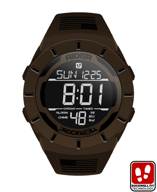Rockwell Time - Coliseum Fit™ - Freedom Edition (Gunstock Brown/Black) Watch