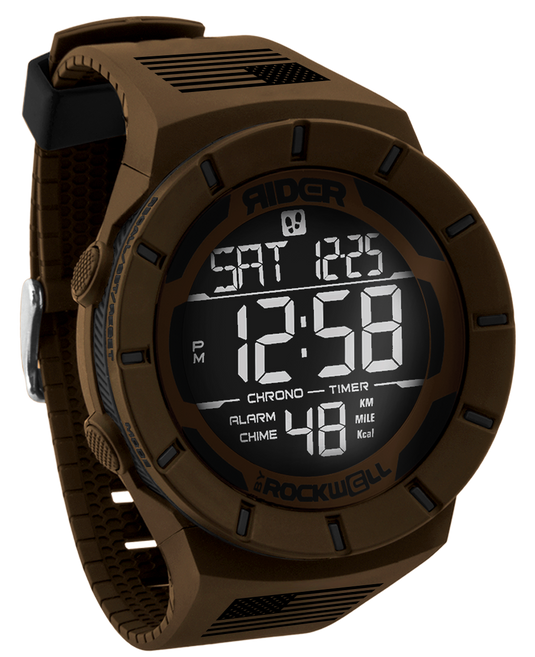 Rockwell Time - Coliseum Fit™ - Freedom Edition (Gunstock Brown/Black) Watch