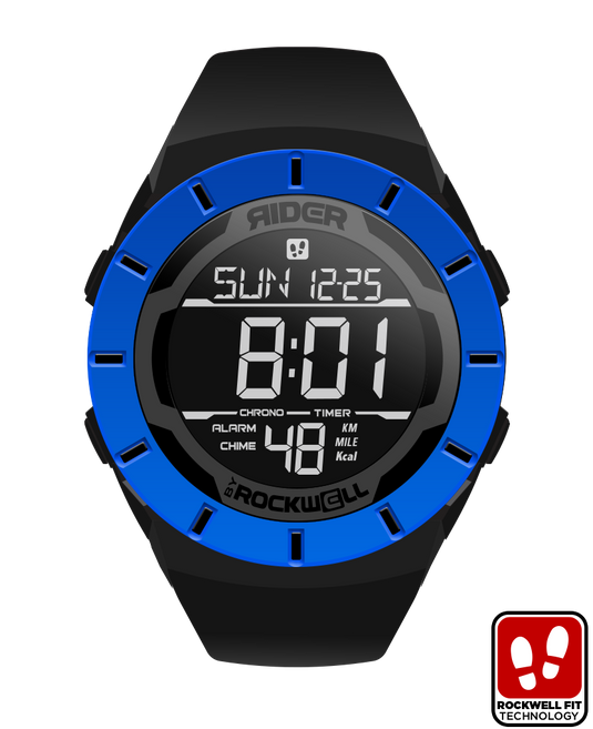 Rockwell Time - Coliseum Fit™ Halo Edition (Black/Blue) Watch